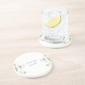 フローラエレガントシック書名リトグラフ コースター (側面)