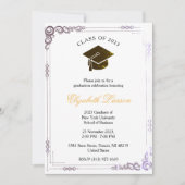 フローラエレガントシニア卒業党 招待状 (正面)