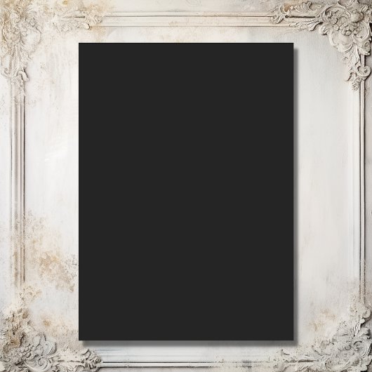 フローラエレガントシャンデリア白黒結婚ズ 招待状