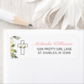 フローラエレガントシルバークロスファースト聖餐式 ラベル (インサイチュ)