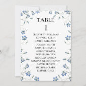 フローラエレガントシーティングプランカード(ゲスト名あり) サンキューカード (正面)