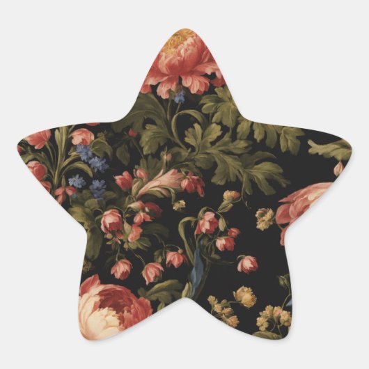 フローラエレガントシール 星シール (正面)