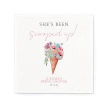 フローラエレガントスクープアップアイスクリームブライダルシャワー