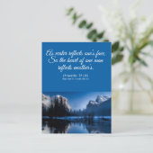 フローラエレガントスピリチュアルバイブル詩はがき ポストカード (スタンド正面)