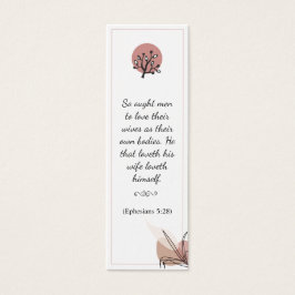 フローラエレガントスピリチュアル聖句ブックマーク