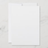 フローラエレガントス結婚ウォータカラーグレーシックラグジュアリー 招待状 (裏面)