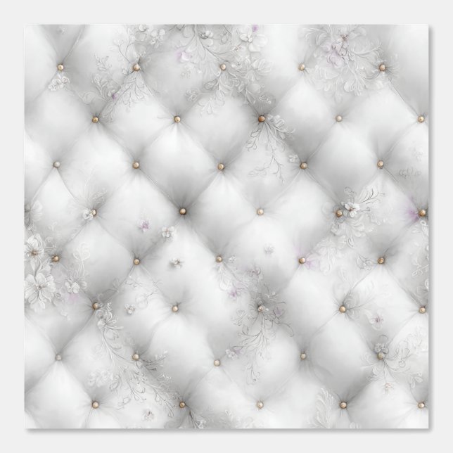 フローラエレガントタフテッドクッション 壁紙 (正面)