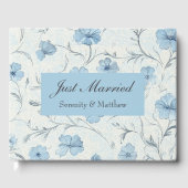 フローラエレガントダスティブルーカントリー庭園の結婚式 ゲストブック (正面)