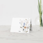 フローラエレガントダスティブルーバプテスマ サンキューカード (裏面)