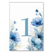 フローラエレガントダスティブルーバプテスマ テーブルナンバー (裏面)