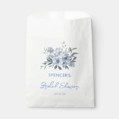 フローラエレガントダスティブルーブライダルシャワー フェイバーバッグ (正面)
