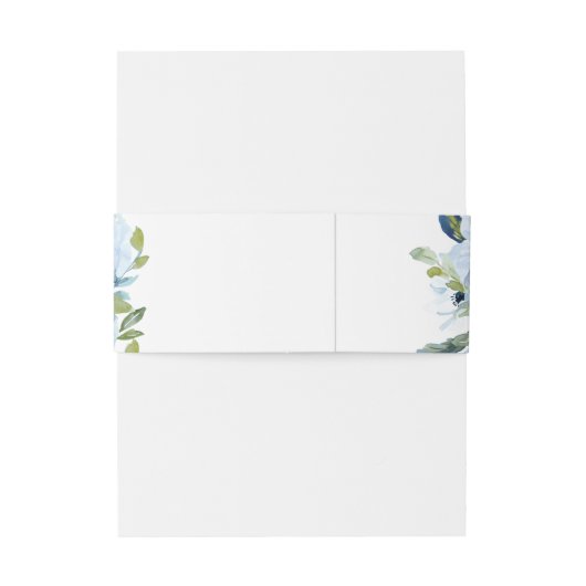 フローラエレガントダスティブルー招待状用帯 招待状ベリーバンド (裏面例)