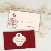 フローラエレガントダブルXiシーティングテーブル座席表 プレイスカード