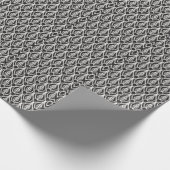 フローラエレガントダマスク、アールヌーボーシームレスパター ラッピングペーパー (角)