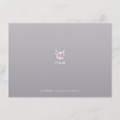 フローラエレガントチノイ結婚ズリー宿泊施設 エンクロージャーカード (裏面)