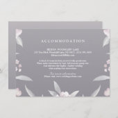 フローラエレガントチノイ結婚ズリー宿泊施設 エンクロージャーカード (正面/裏面)