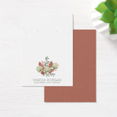 フローラエレガントテラコッタイヤリングネックレス (デスク)