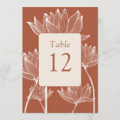 フローラエレガントテラコッタテーブル番号 (裏面)