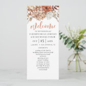 フローラエレガントテラコッタ結婚式 プログラム (スタンド正面)