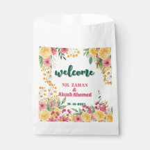 フローラエレガントデュアルネームBridal Shower招待状