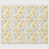 フローラエレガントトレンディーモダン包装紙 ラッピングペーパー (フラット)