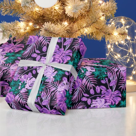 フローラエレガントトレンディーモダン包装紙 ラッピングペーパー (クリスマス)