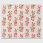 フローラエレガントトレンディーモダン包装紙 ラッピングペーパー (フラット)