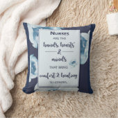 フローラエレガントナース日オン海軍 クッション (ブランケット)