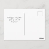 フローラエレガントハッピーアニバーサリーカード ポストカード (裏面)