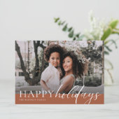 フローラエレガントハッピーホリデーズテラコッタフォト シーズンカード (スタンド正面)