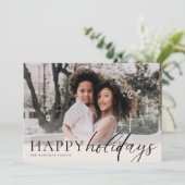 フローラエレガントハッピーホリデーズブラックアイボリー写真 シーズンカード (スタンド正面)