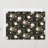 フローラエレガントハッピーホリデーズブラックアイボリー写真 シーズンカード (裏面)