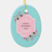 フローラエレガントハッピーマザーズデイ |オーナメント セラミックオーナメント (裏面)