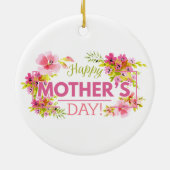 フローラエレガントハッピーマザーズデイ |オーナメント セラミックオーナメント (裏面)