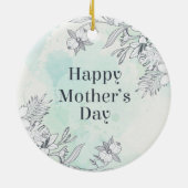 フローラエレガントハッピーマザーズデイ |オーナメント セラミックオーナメント (裏面)