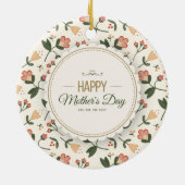 フローラエレガントハッピーマザーズデイ |オーナメント セラミックオーナメント (裏面)
