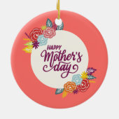 フローラエレガントハッピーマザーズデイ |オーナメント セラミックオーナメント (裏面)