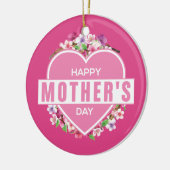 フローラエレガントハッピーマザーズデイ |オーナメント セラミックオーナメント (左)