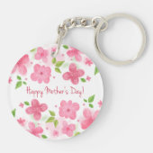 フローラエレガントハッピーマザーズデイ |キーチェーン キーホルダー (裏面)