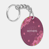 フローラエレガントハッピーマザーズデイ |キーチェーン キーホルダー (正面左)