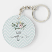 フローラエレガントハッピーマザーズデイ |キーチェーン キーホルダー (裏面)