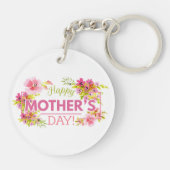 フローラエレガントハッピーマザーズデイ |キーチェーン キーホルダー (裏面)