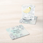 フローラエレガントハッピーマザーズデイ |コースター スクエアペーパーコースター (インサイチュ)