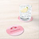 フローラエレガントハッピーマザーズデイ |コースター ラウンドペーパーコースター (インサイチュ)