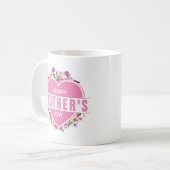 フローラエレガントハッピーマザーズデイ |コーヒーマグ コーヒーマグカップ (正面左)