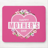フローラエレガントハッピーマザーズデイ |マウスパッド マウスパッド (正面)