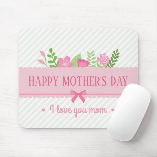 フローラエレガントハッピーマザーズデイ |マウスパッド マウスパッド (マウス)