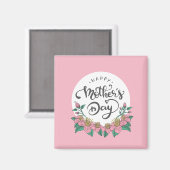 フローラエレガントハッピーマザーズデイ |マグネット マグネット (正面/裏面)