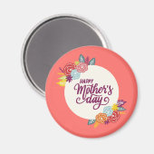 フローラエレガントハッピーマザーズデイ |マグネット マグネット (正面/裏面)