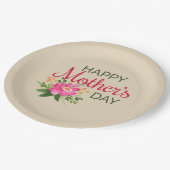 フローラエレガントハッピーマザーズデイ |紙プレート ペーパープレート (アングル)